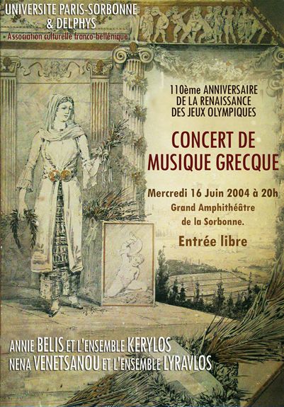 affiche du concert